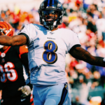 Baltimore Ravens Quarterback jackson Celebrating After The Victory
