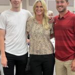 Austin With His Mother Nicole And Brother Spencer