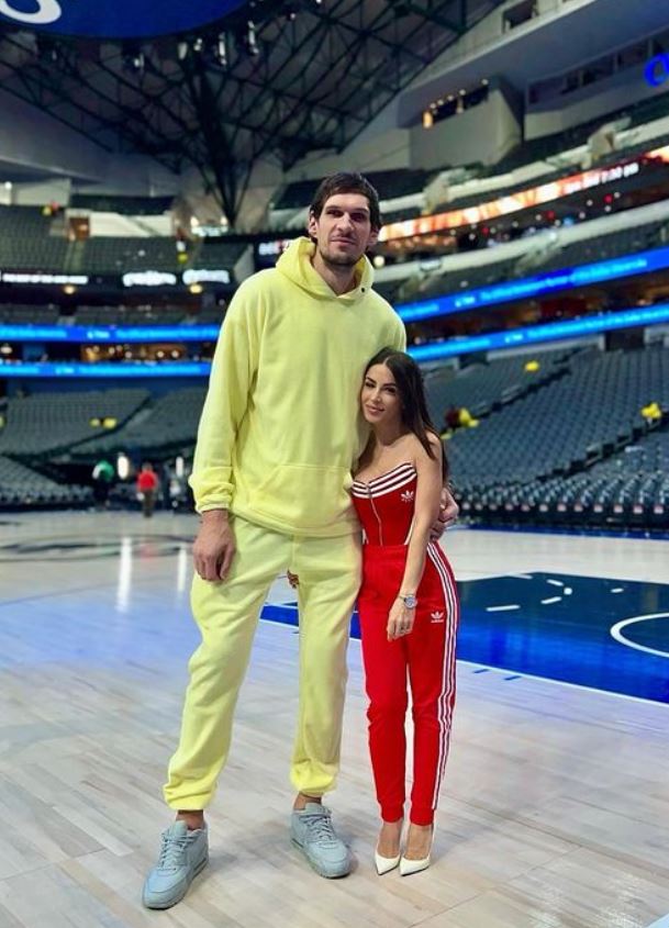 Boban Marjanovic with his wife