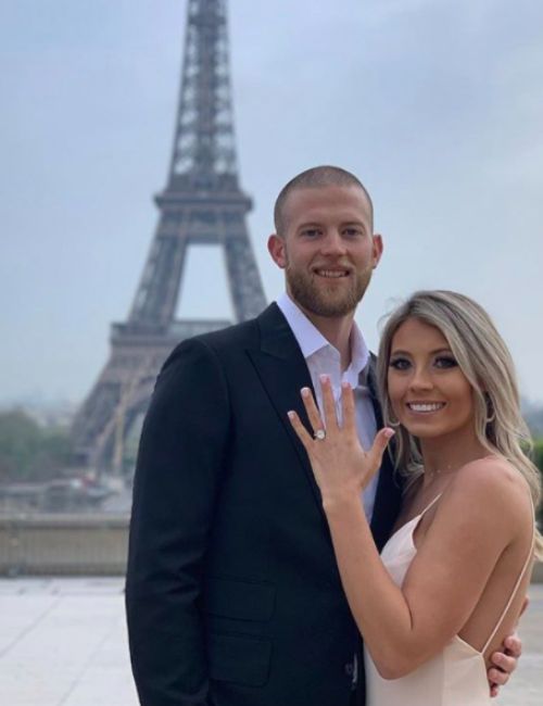 Chris Boswell And His Ex-Fiancee Riley Redding Got Engaged In Front Of The Eiffel Tower