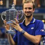 Danill Medvedev With 2021 US Open Trophy