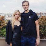 Daria Medvedev with ther husband