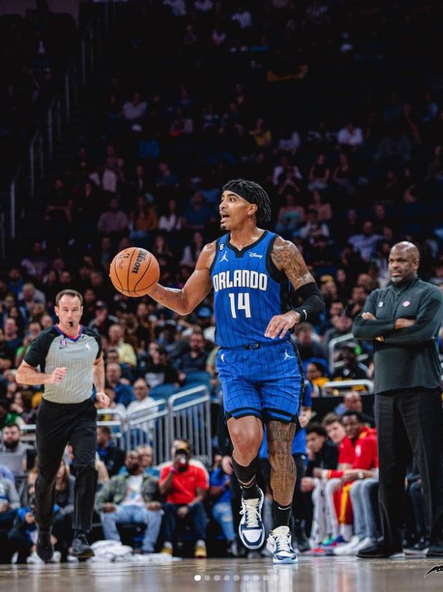 Gary Harris Playing For The NBA Team Orlando Magic