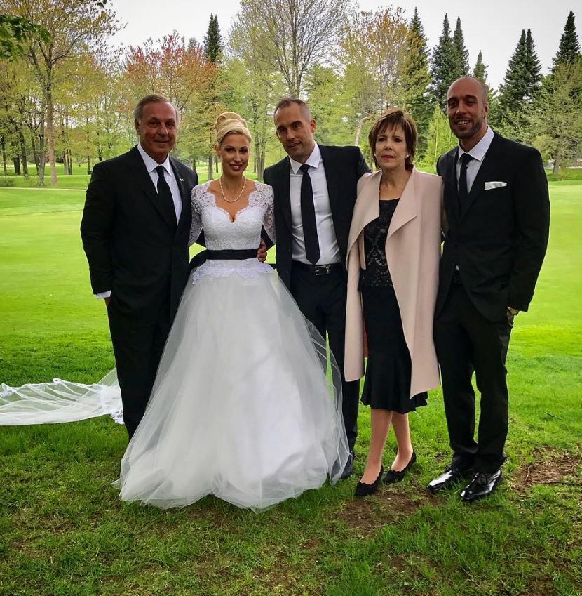 Mark With His Brother Martin & Parents In His Brother's Marriage