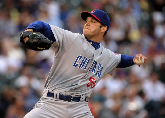 Hill Playing For The Chicago Cubs