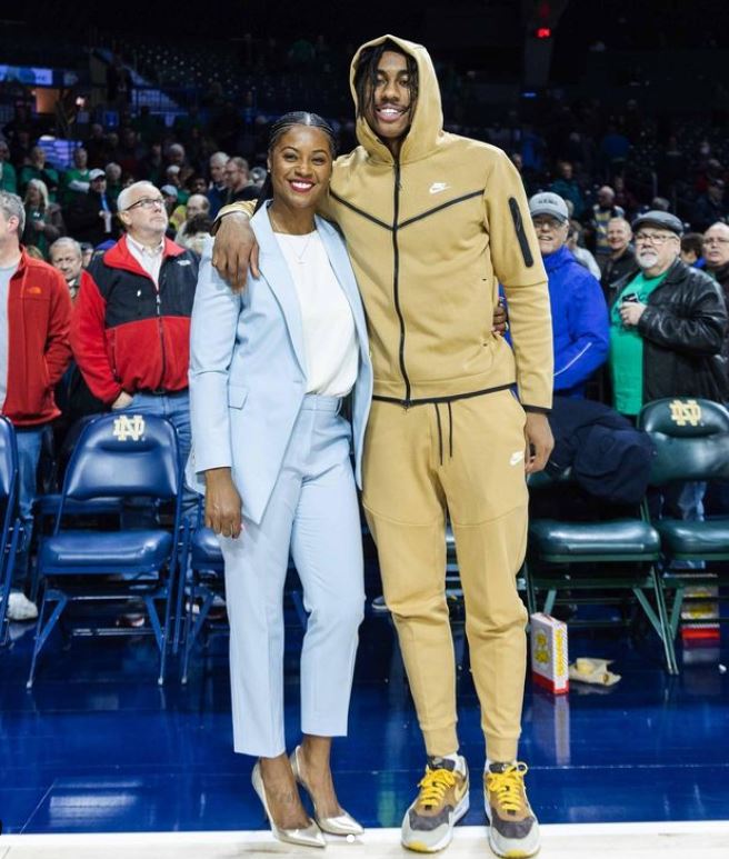 Niele Ivey With Her NBA Star Son Jaden