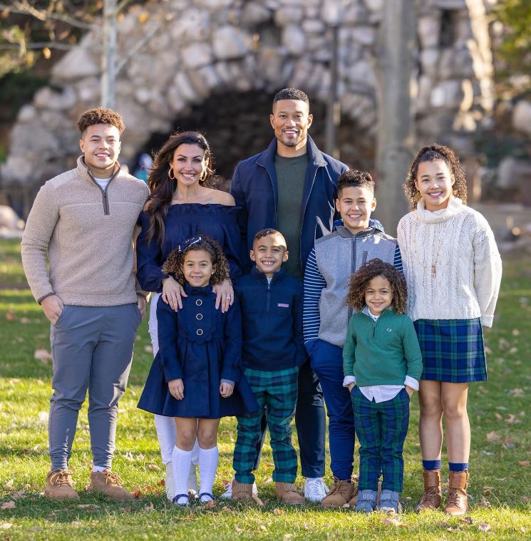 The Freeman Family- Joanna With Her Husband & Kids