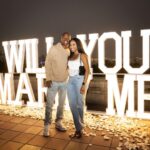 Tyler-Lockett-with-his-girlfriend-at-their-engagement-ceremony (Source: Instagram)
