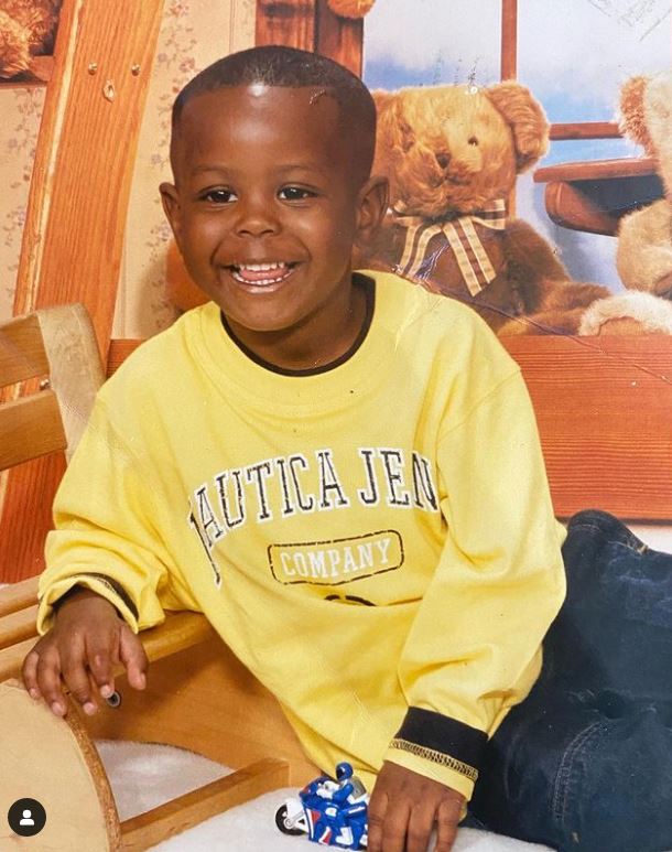 A Picture Of Travis Etienne During His Childhood