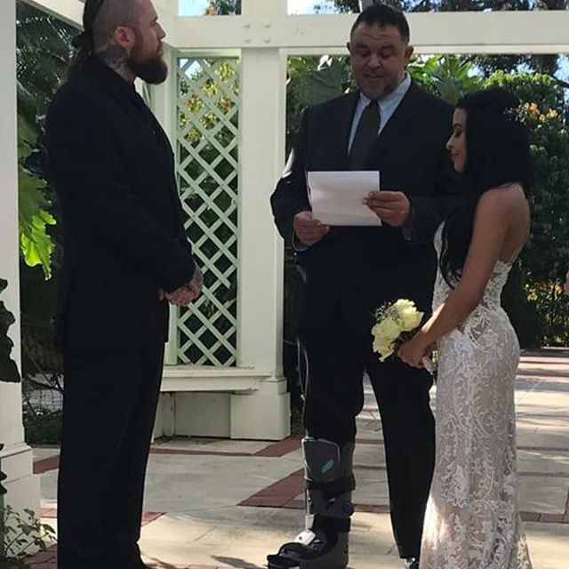 Zelina Vega Wedding 