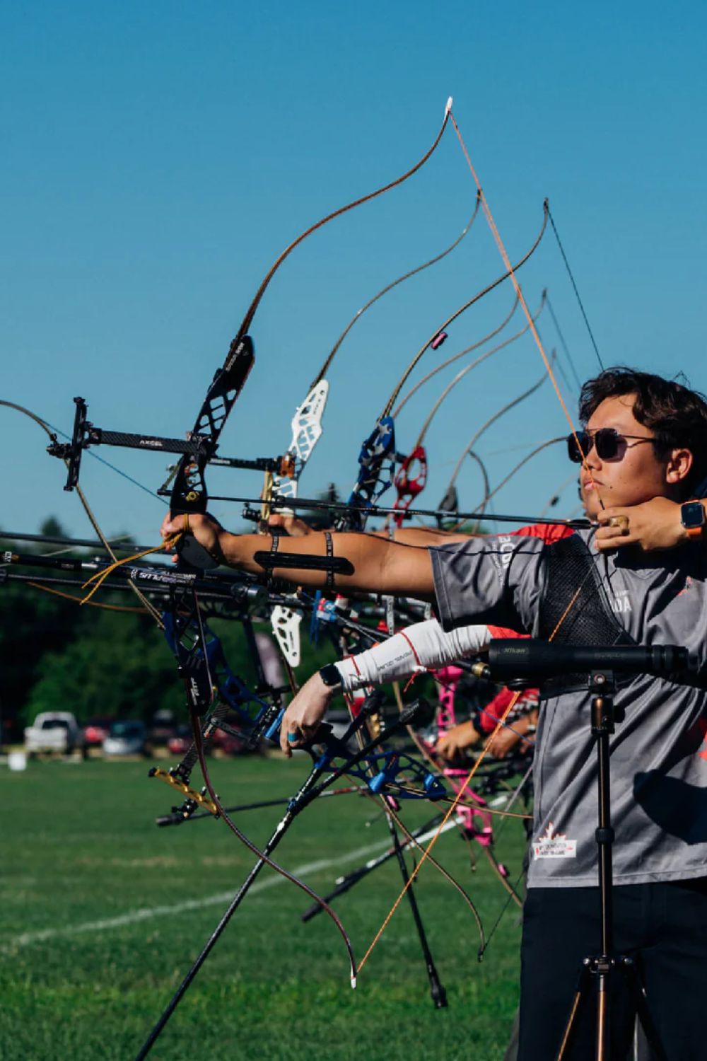 Participant In A Archery Competition