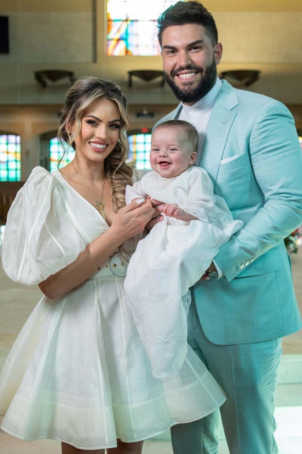 Eric Hosmer With Hos Wife Kacie McDonnell And Their Infant Child