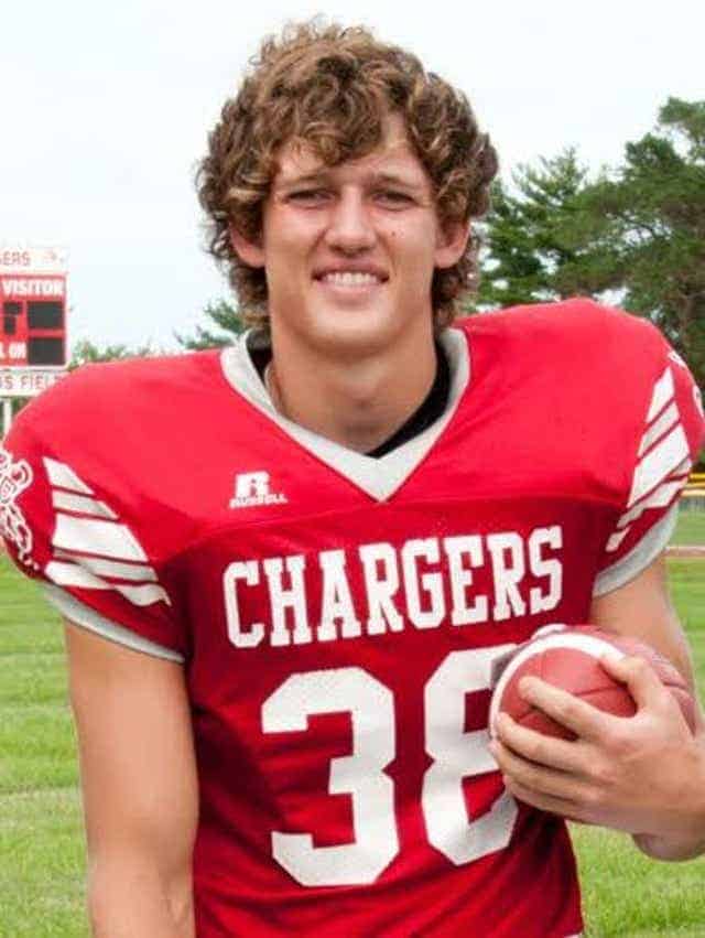 Hock Playing High School Football For Chariton Chargers