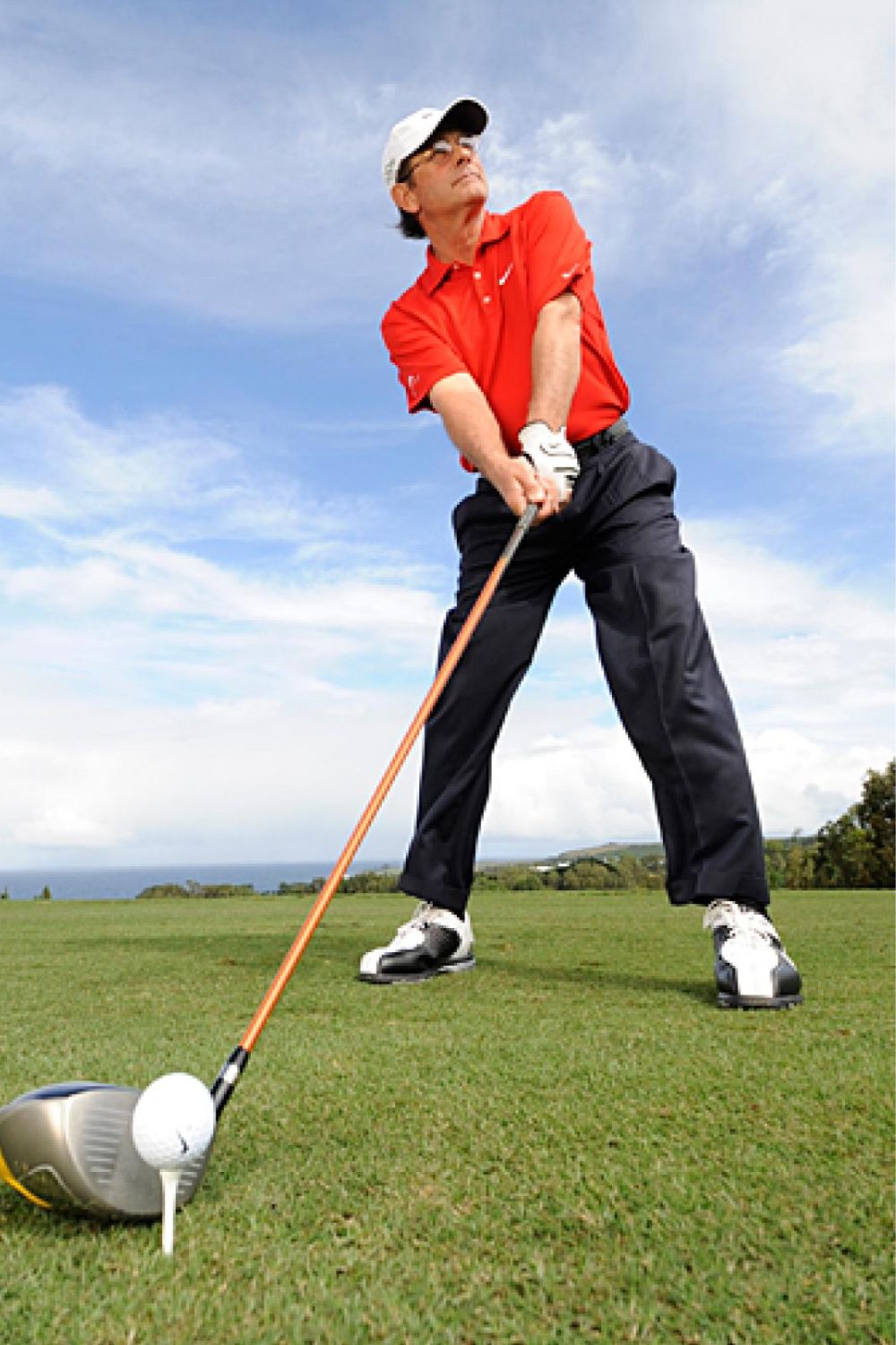 A Man Enjoying Playing Golf