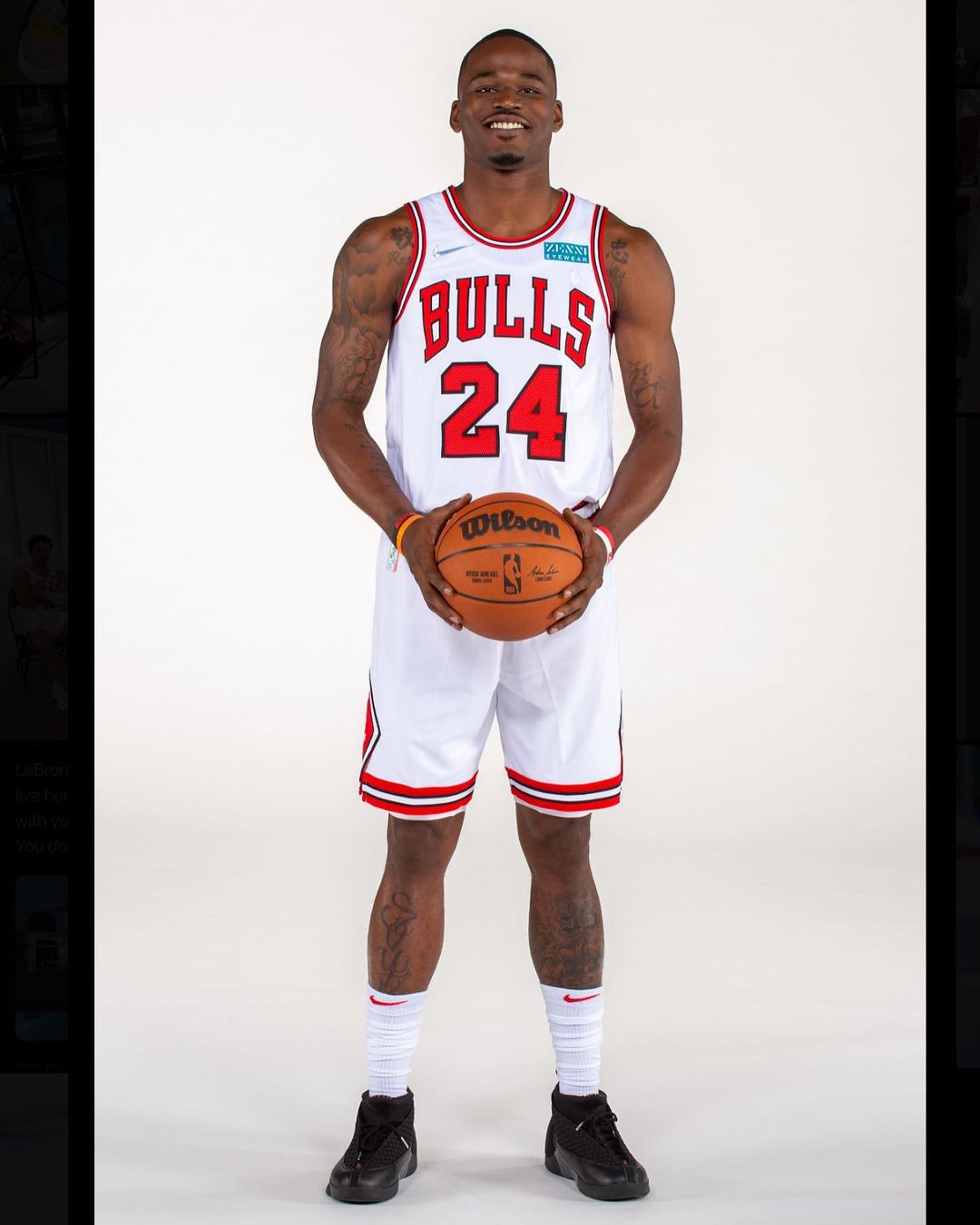 Javonte Green In His Chicago Bulls Jersey