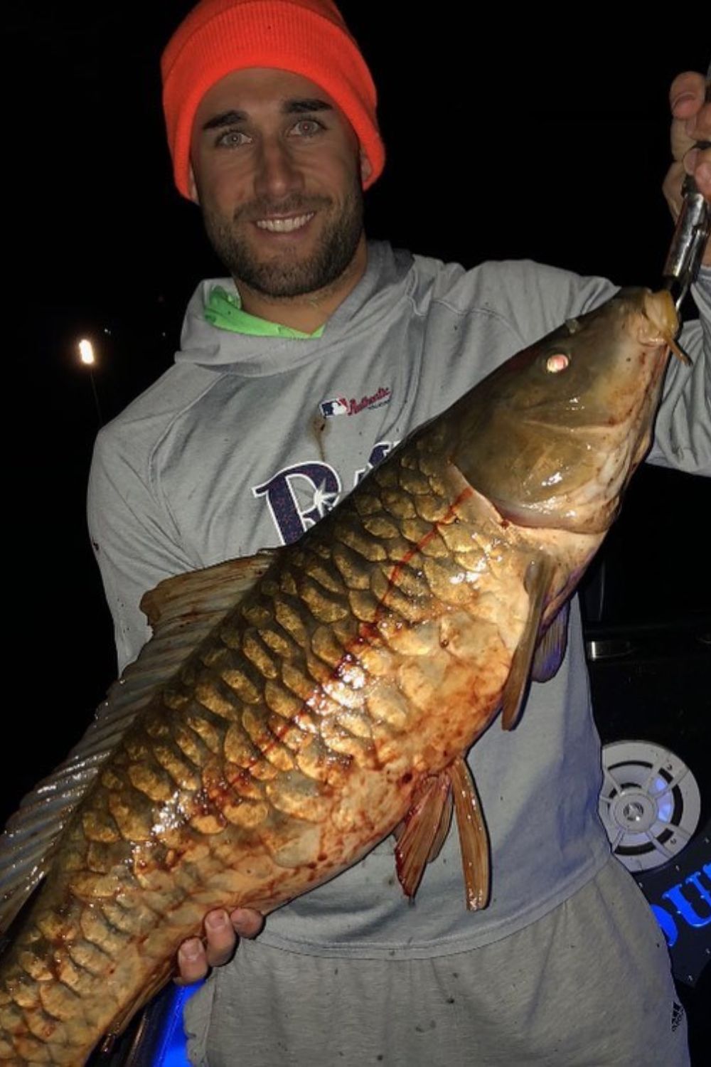 Kevin Kiermaier Catches A Big Fish