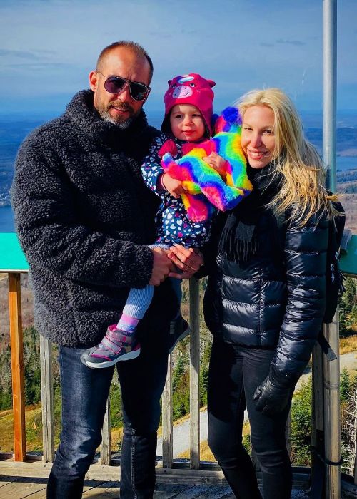 Martin Lafleur With His Wife Angelica & Daughter Sienna