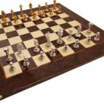 Marzio Solid Brass Luxury Staunton Chess Set