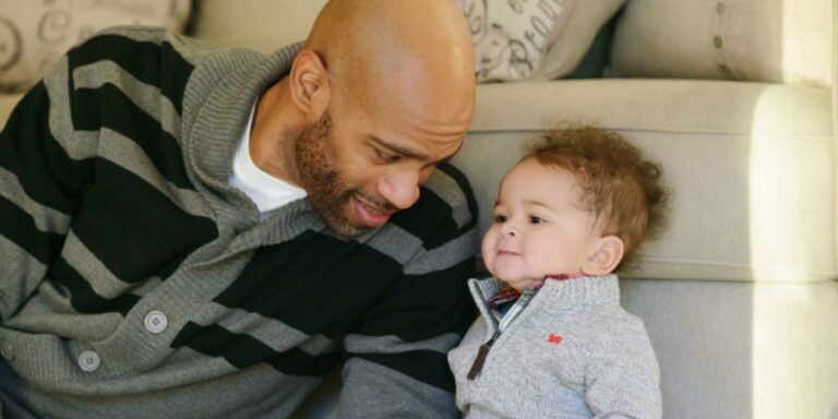 Vince Carter With His Son