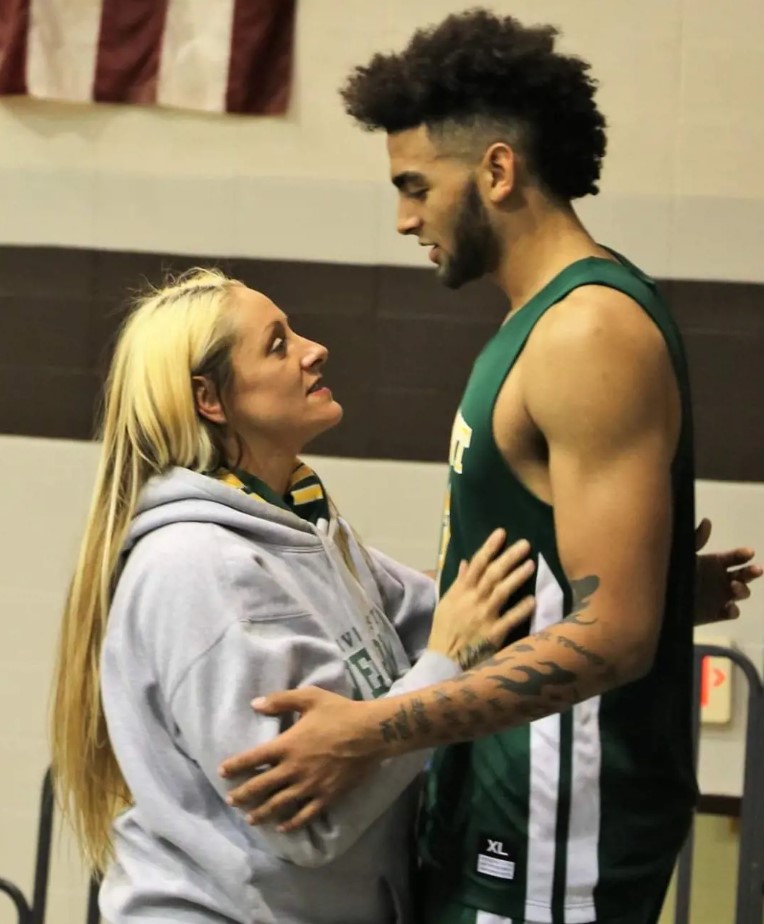 Anthony Lamb With His Mother Rachel