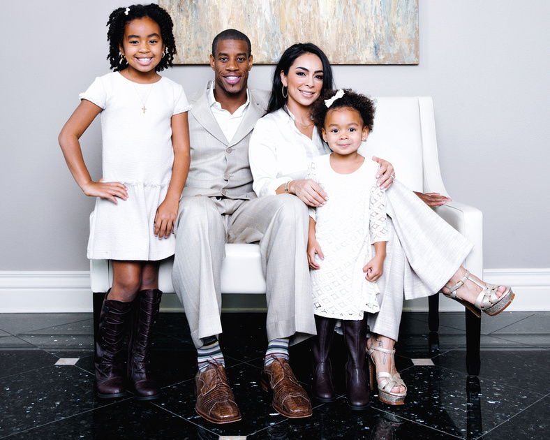 Antonio Family in White dress