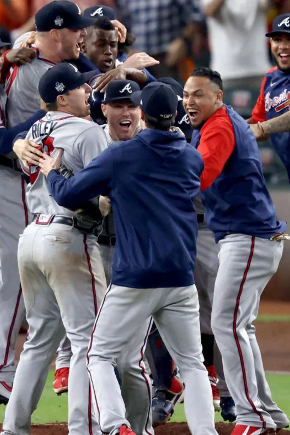The Atlanta Braves Celebrates Their Win After 26 Years
