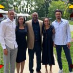 Bryce McGowens With His Family In New Year