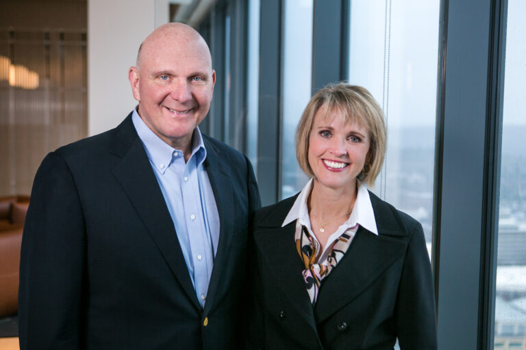 Connie Snyder & Steve Ballmer