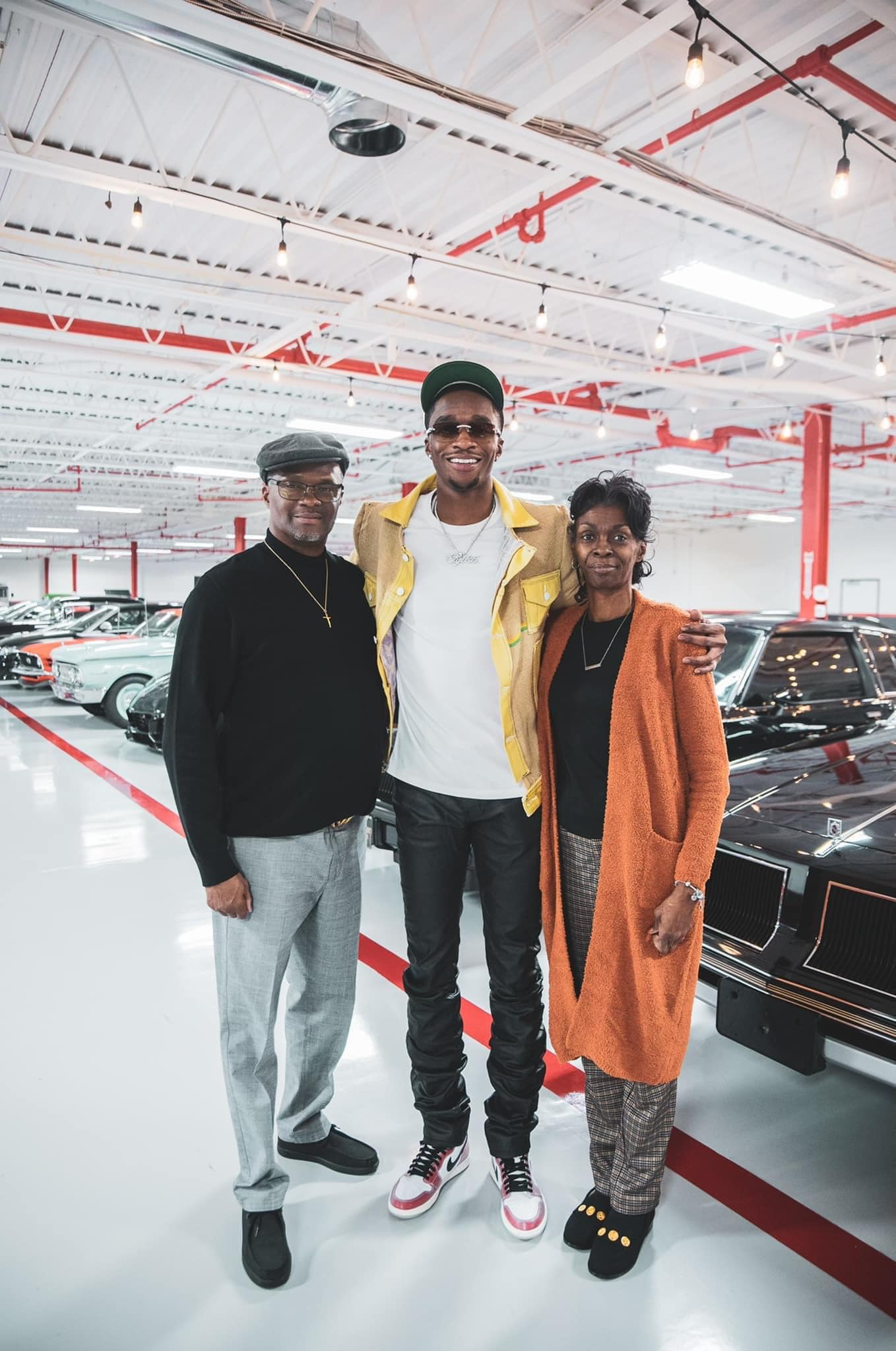 Edmond Sumner With His Parents