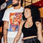 Isaiah Livers With His Fiancee Hope Hale