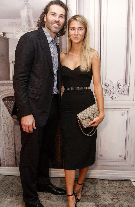 Jaromir Jagr With His Ex-Girlfriend Veronika Koprivova