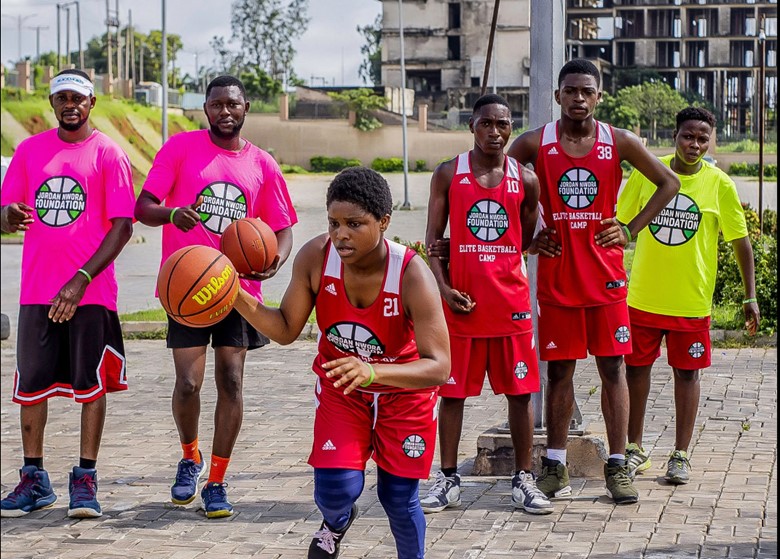 Jordan Nwora Foundation's Elite Basketball Camp In Onitsha, Nigeria