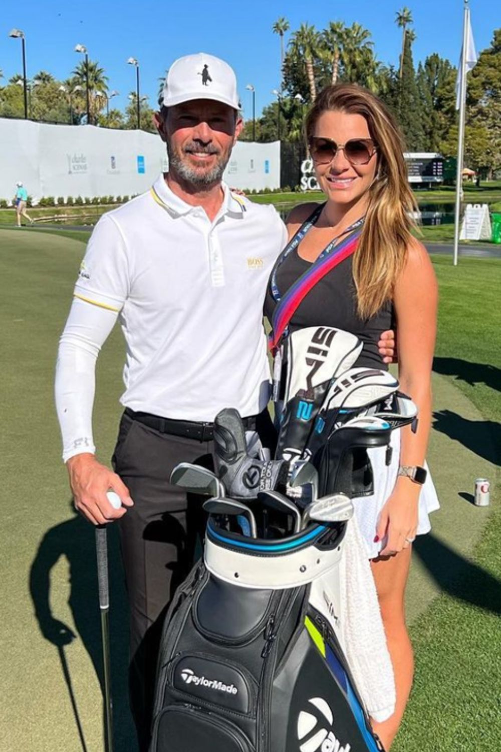 Mike Weir With His Fiancee, Michelle Money