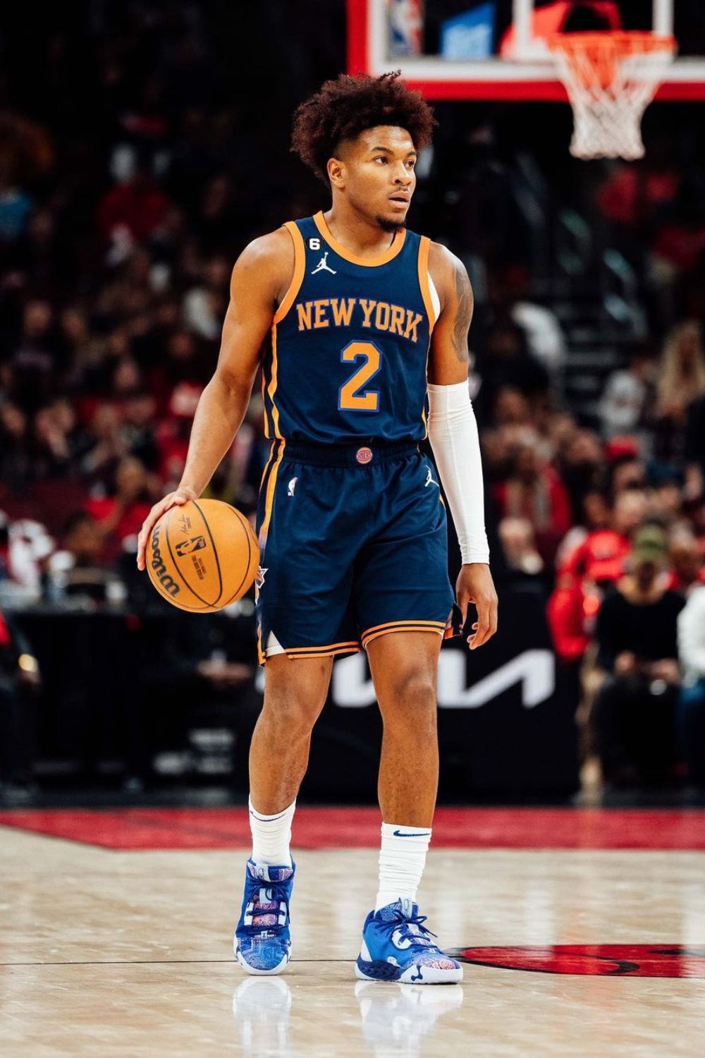 Miles McBride For The New York Knicks