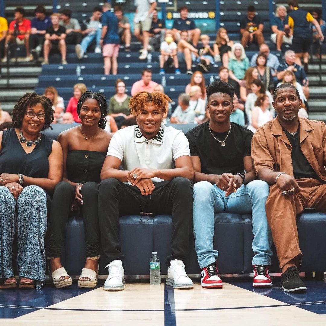 Miles McBride With His Family