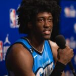 Oklahoma City Thunder Shooting Guard, Jalen Williams In A Press Meet