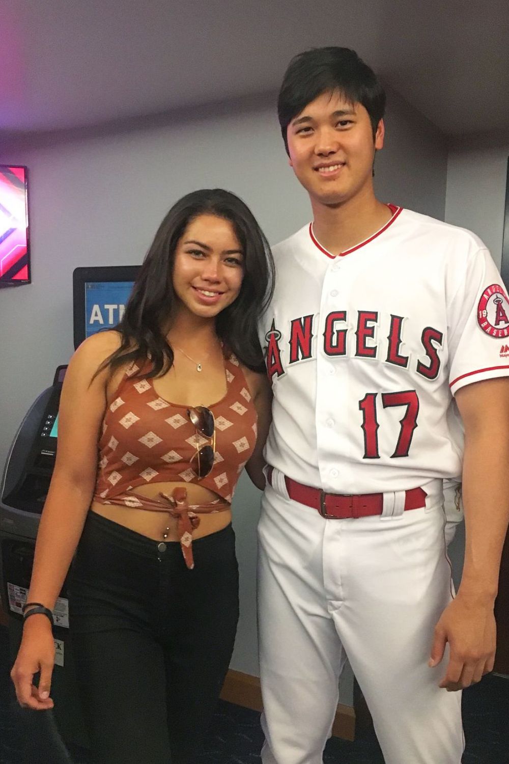 Shohei Ohtani With His Rumored Girlfriend, Kamalani Dung