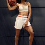 Skylar Diggins-Smith Posing With A Basketball