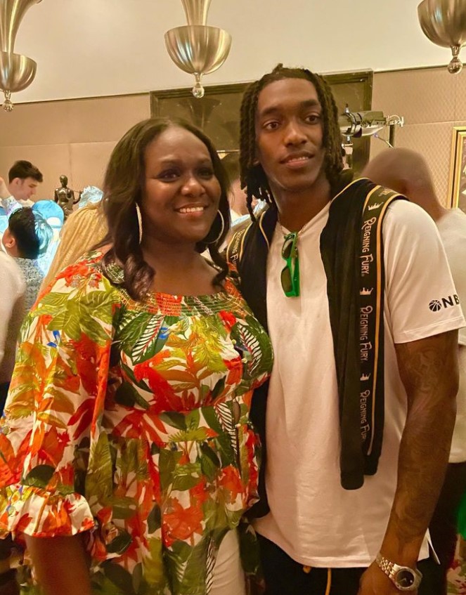 Terance With His Mother