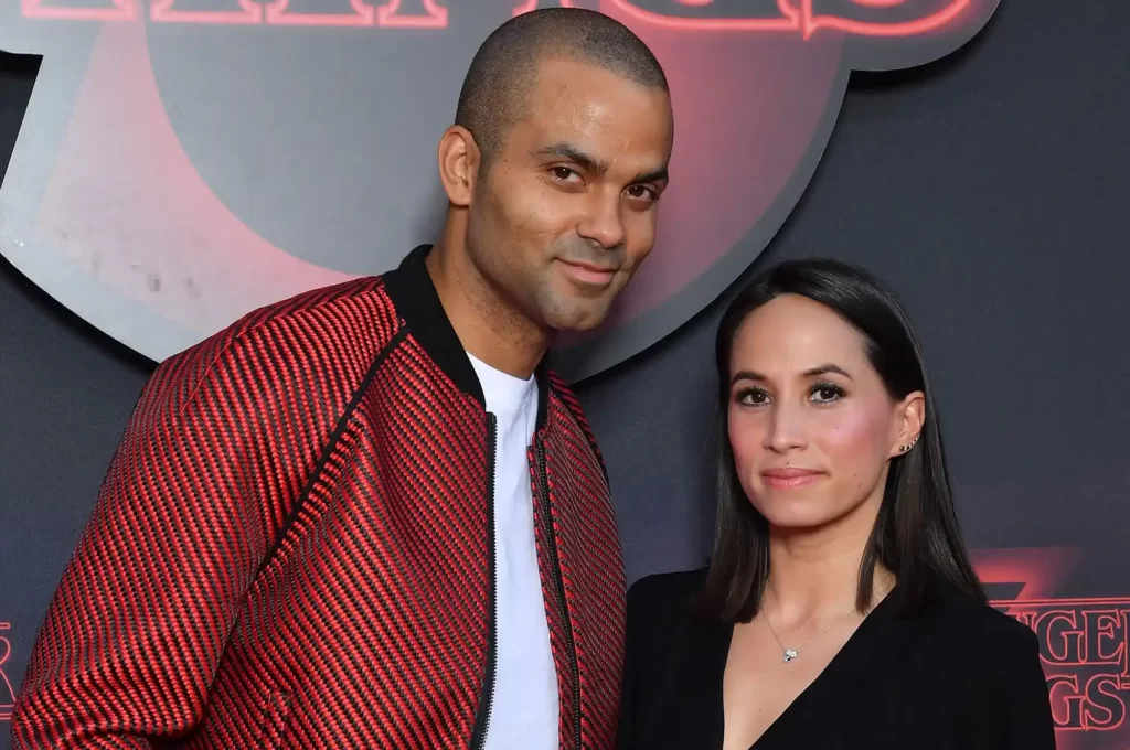 Tony Parker With His Ex-Wife Axelle 
