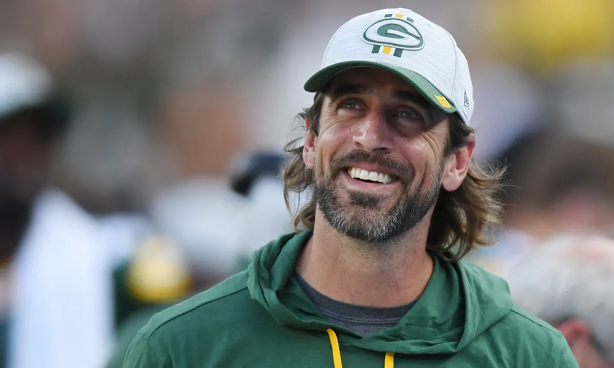 Aaron Rodgers Smiling 