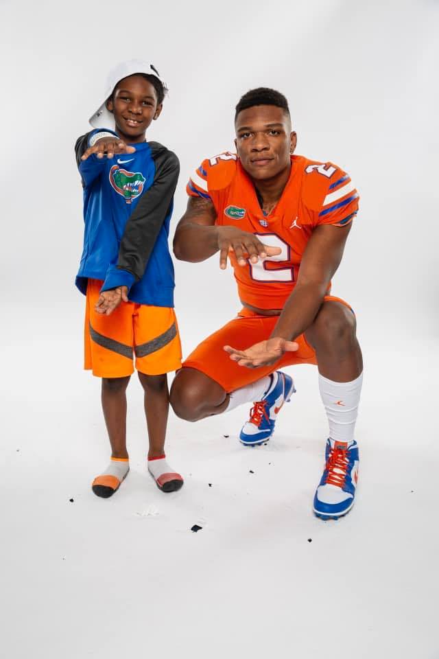 Anthony Richardson With His Younger Brother Corey