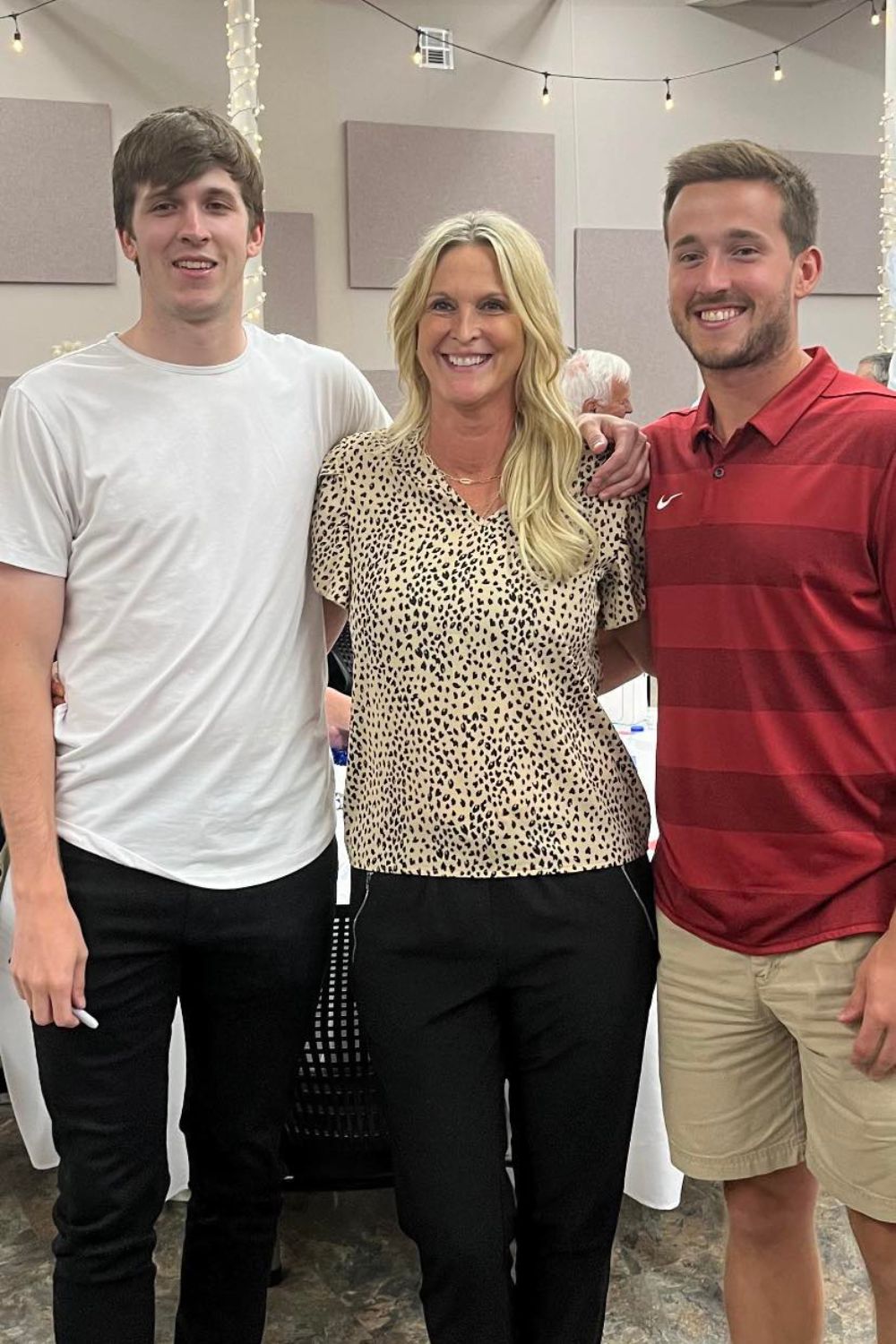 Austin Reaves With His Mother & Brother