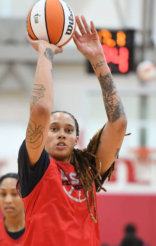 Brittney Griner Playing Her Game Basketball