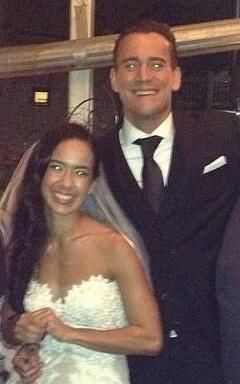 CM Punk And AJ Lee Wedding Picture 