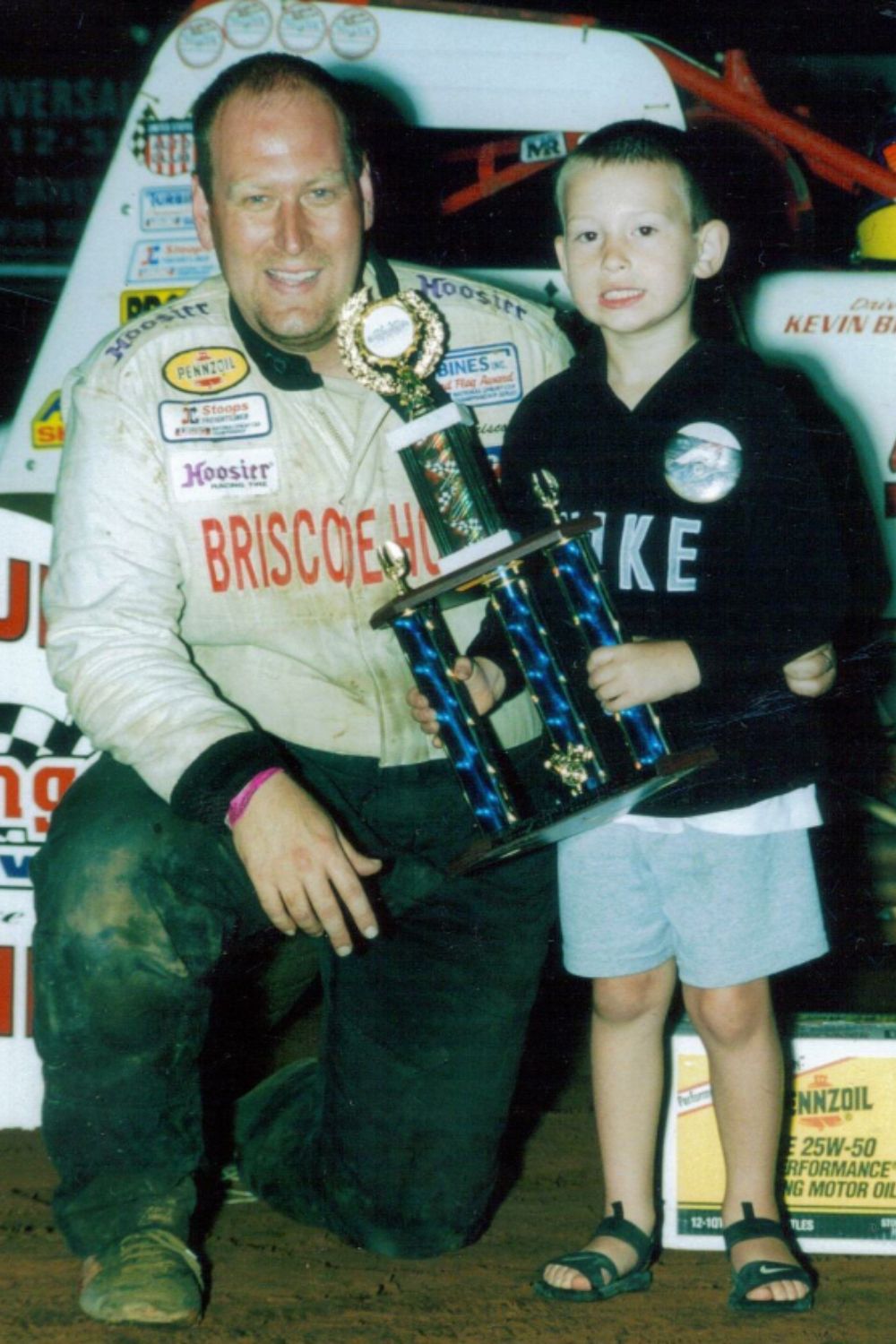 Chase Briscoe With His Father Kevin Briscoe