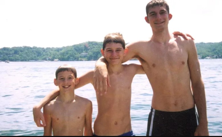 Cody Zeller (Left) With His Elder Brothers