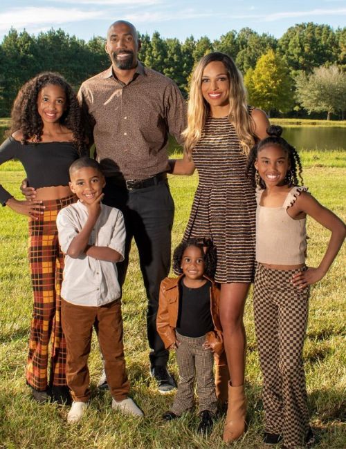 Collis III With His Wife Britney & Four Kids
