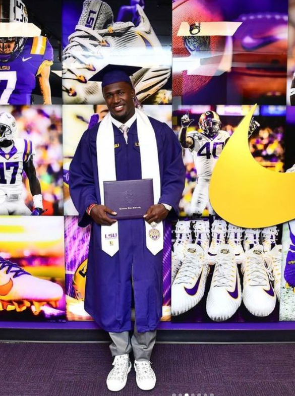 Devin White graduates from LSU