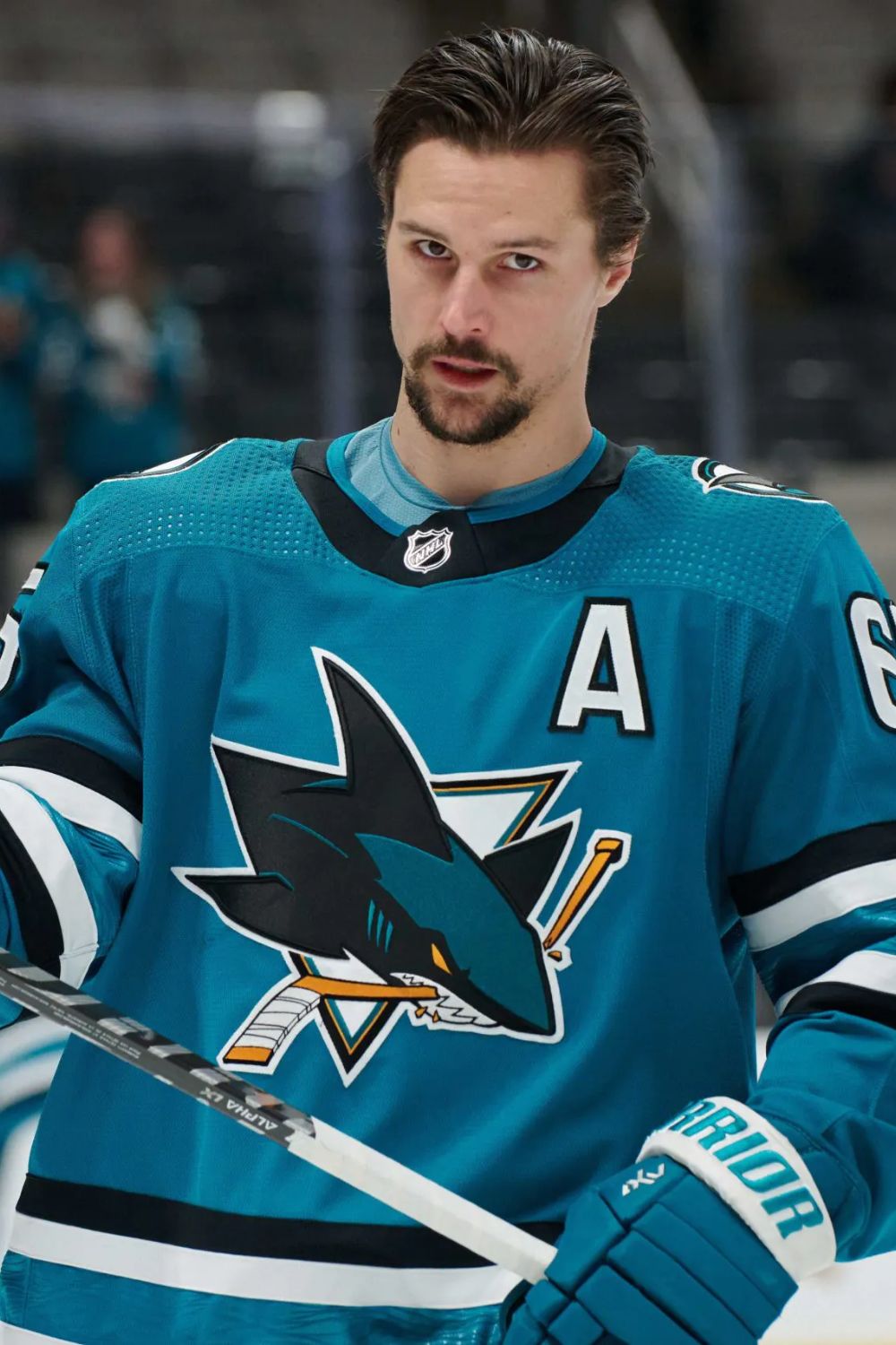 Erik Karlsson With The San Jose Sharks